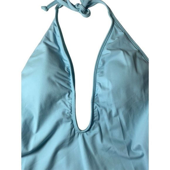 Bikini Lab Swim Suit Small 9800 Blue One Piece - Picture 4 of 9